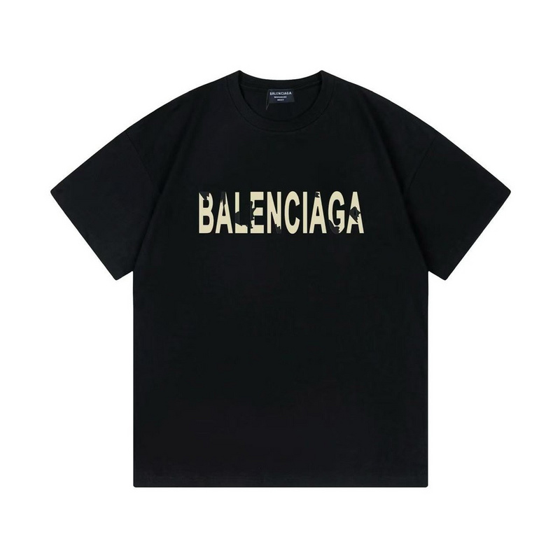 Wholesale High-quality Cheap B.alenciaga Short Sleeve Crew Neck T-Shirts for sale