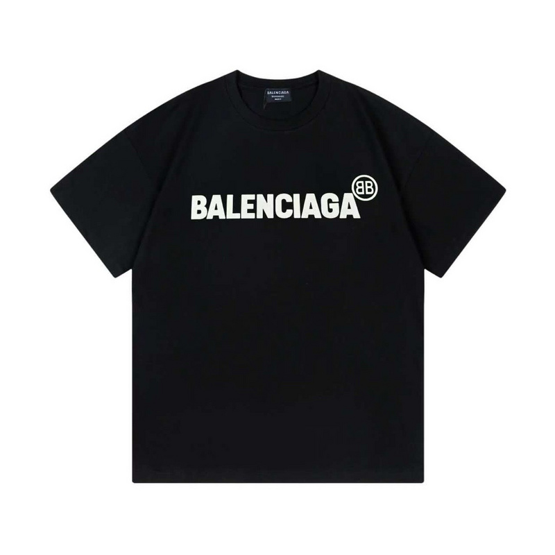 Wholesale High-quality Cheap B.alenciaga Short Sleeve Crew Neck T-Shirts for sale