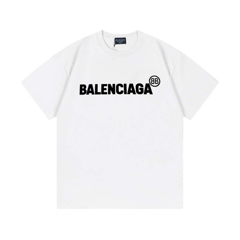 Wholesale High-quality Cheap B.alenciaga Short Sleeve Crew Neck T-Shirts for sale