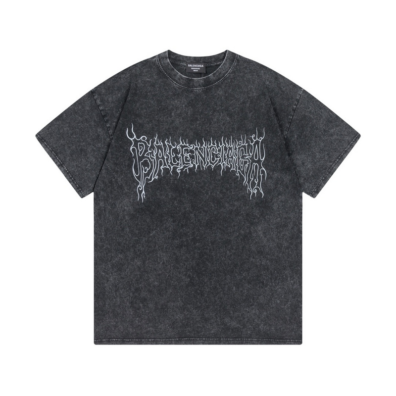Wholesale High-quality Cheap B.alenciaga Short Sleeve Crew Neck T-Shirts for sale
