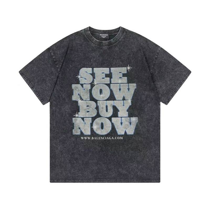 Wholesale High-quality Cheap B.alenciaga Short Sleeve Crew Neck T-Shirts for sale