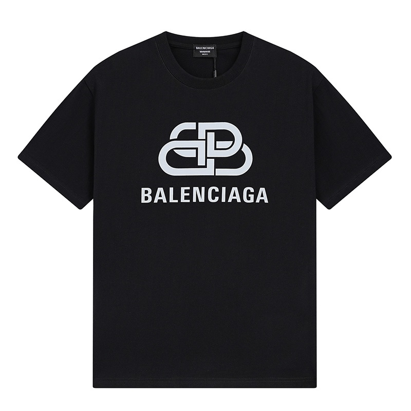 Wholesale High-quality Cheap B.alenciaga Short Sleeve Crew Neck T-Shirts for sale