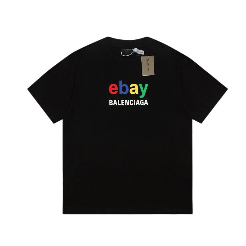Wholesale High-quality Cheap B.alenciaga Short Sleeve Crew Neck T-Shirts for sale