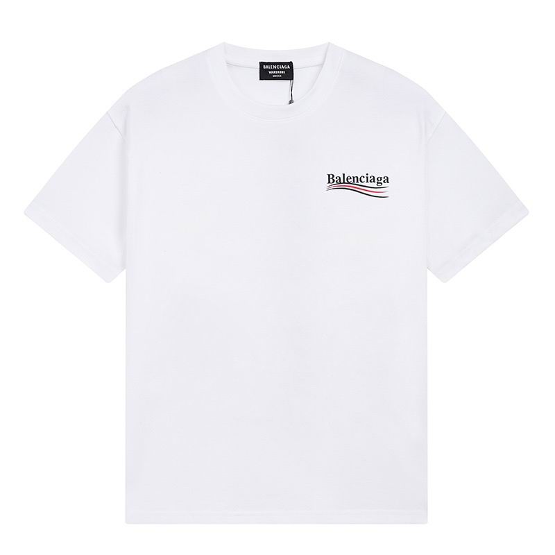 Wholesale High-quality Cheap B.alenciaga Short Sleeve Crew Neck T-Shirts for sale