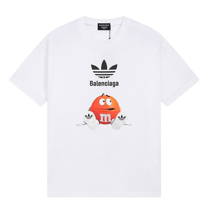 Wholesale High-quality Cheap B.alenciaga Short Sleeve Crew Neck T-Shirts for sale