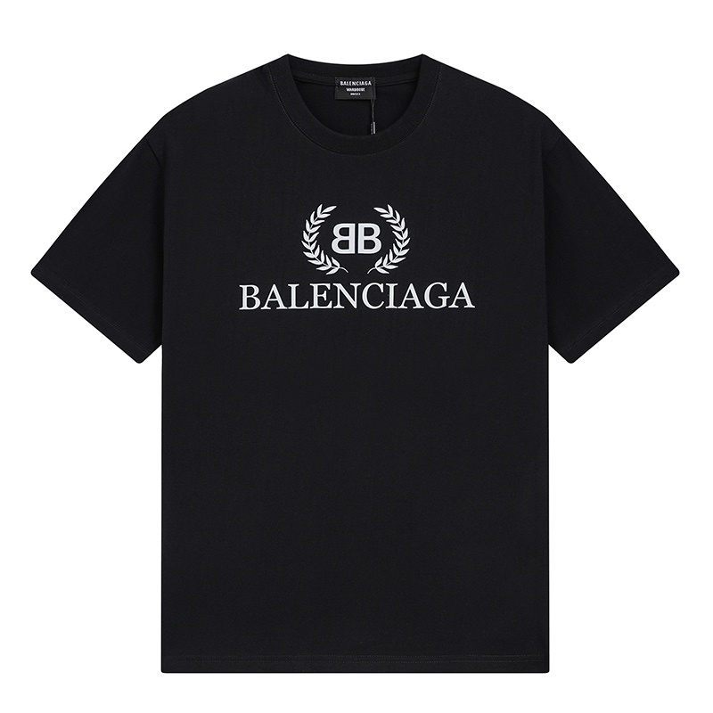 Wholesale High-quality Cheap B.alenciaga Short Sleeve Crew Neck T-Shirts for sale