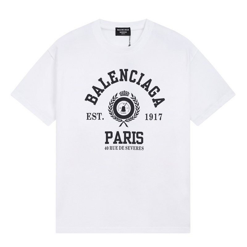 Wholesale High-quality Cheap B.alenciaga Short Sleeve Crew Neck T-Shirts for sale