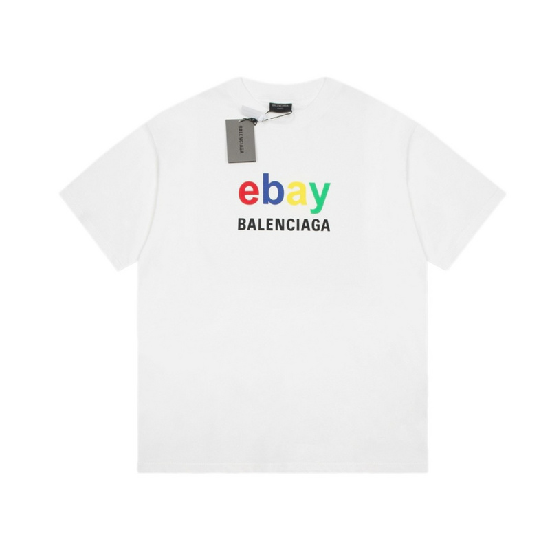 Wholesale High-quality Cheap B.alenciaga Short Sleeve Crew Neck T-Shirts for sale