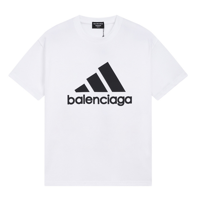Wholesale High-quality Cheap B.alenciaga Short Sleeve Crew Neck T-Shirts for sale