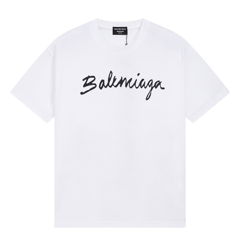 Wholesale High-quality Cheap B.alenciaga Short Sleeve Crew Neck T-Shirts for sale