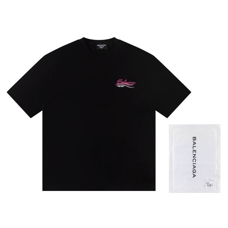 Wholesale High-quality B.alenciaga Short Sleeve Crew Neck Replica Designer T-Shirts for sale