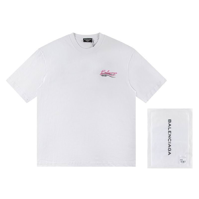 Wholesale High-quality B.alenciaga Short Sleeve Crew Neck Replica Designer T-Shirts for sale