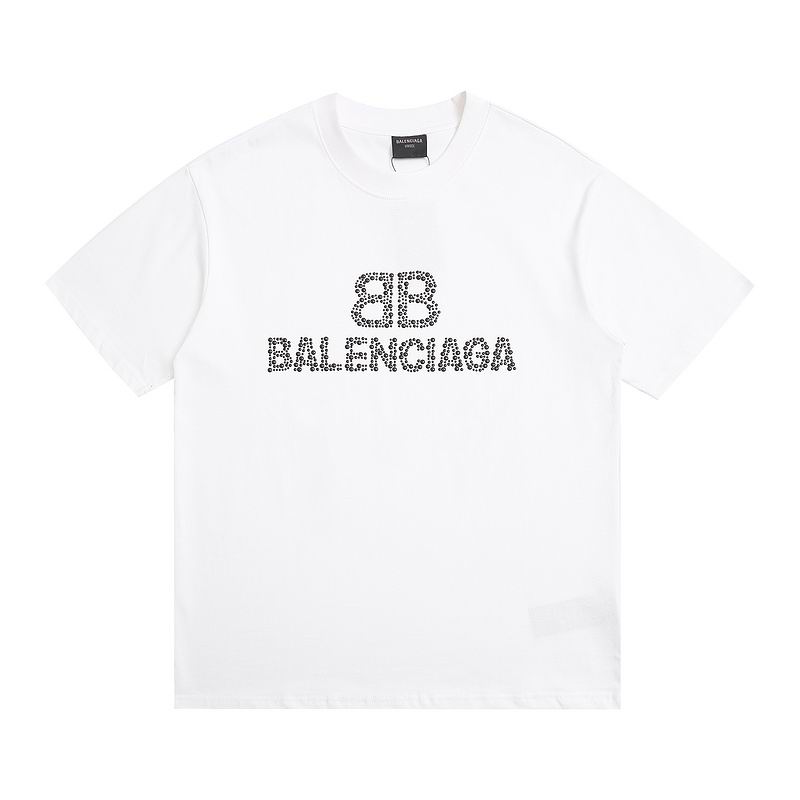 Wholesale High-quality Cheap B.alenciaga Short Sleeve Crew Neck T-Shirts for sale