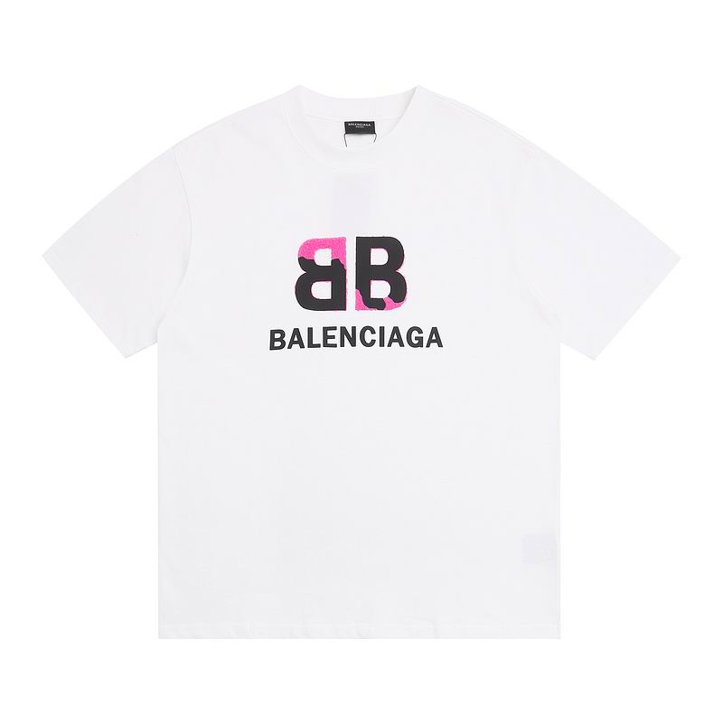Wholesale High-quality Cheap B.alenciaga Short Sleeve Crew Neck T-Shirts for sale