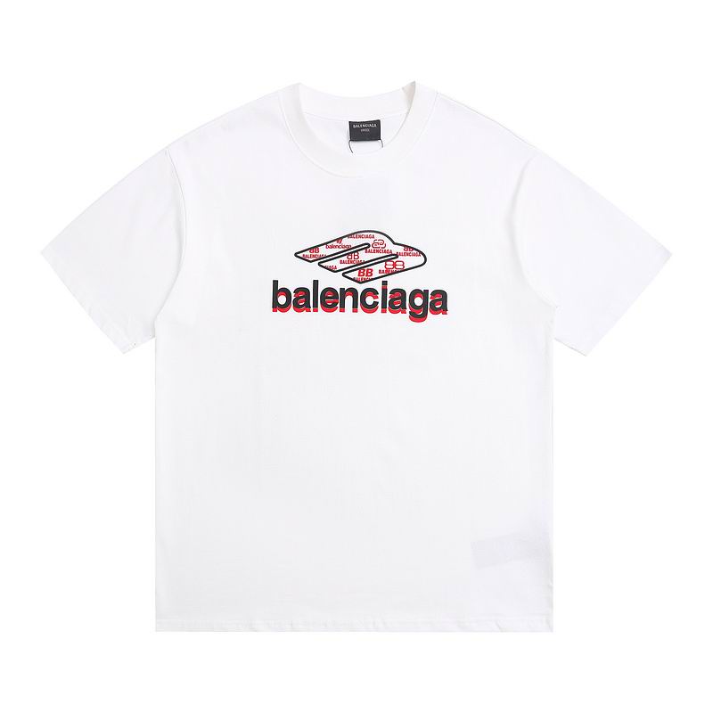 Wholesale High-quality Cheap B.alenciaga Short Sleeve Crew Neck T-Shirts for sale