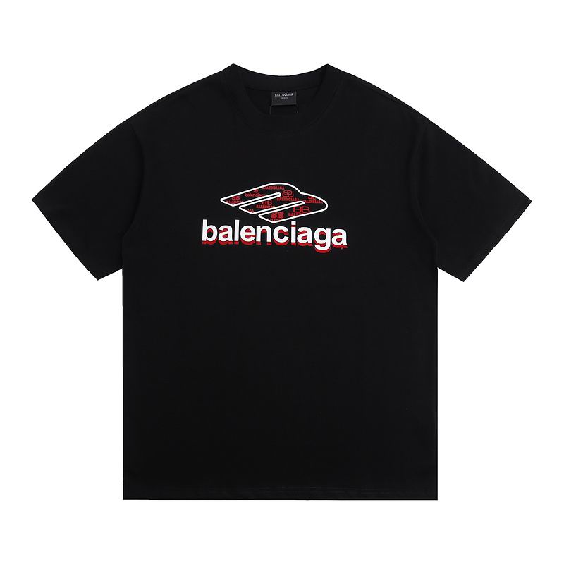 Wholesale High-quality Cheap B.alenciaga Short Sleeve Crew Neck T-Shirts for sale