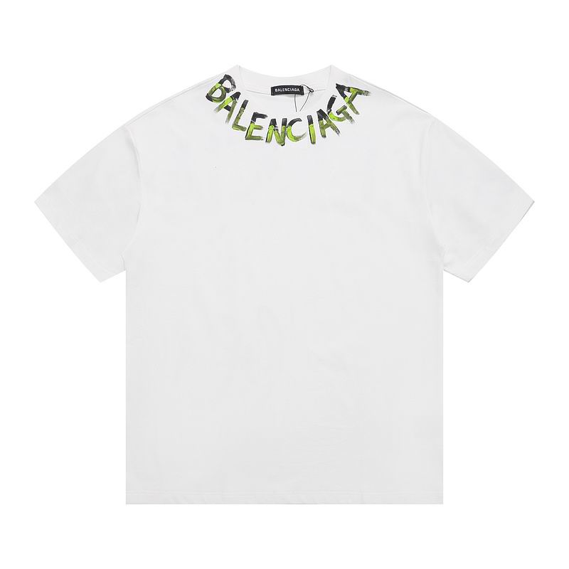 Wholesale High-quality Cheap B.alenciaga Short Sleeve Crew Neck T-Shirts for sale