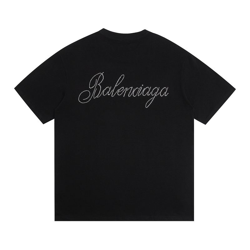 Wholesale High-quality Cheap B.alenciaga Short Sleeve Crew Neck T-Shirts for sale