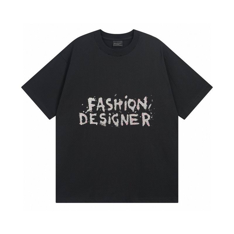 Wholesale High-quality Cheap Balenciaga Short Sleeve Crew Neck Designer T-Shirts for sale