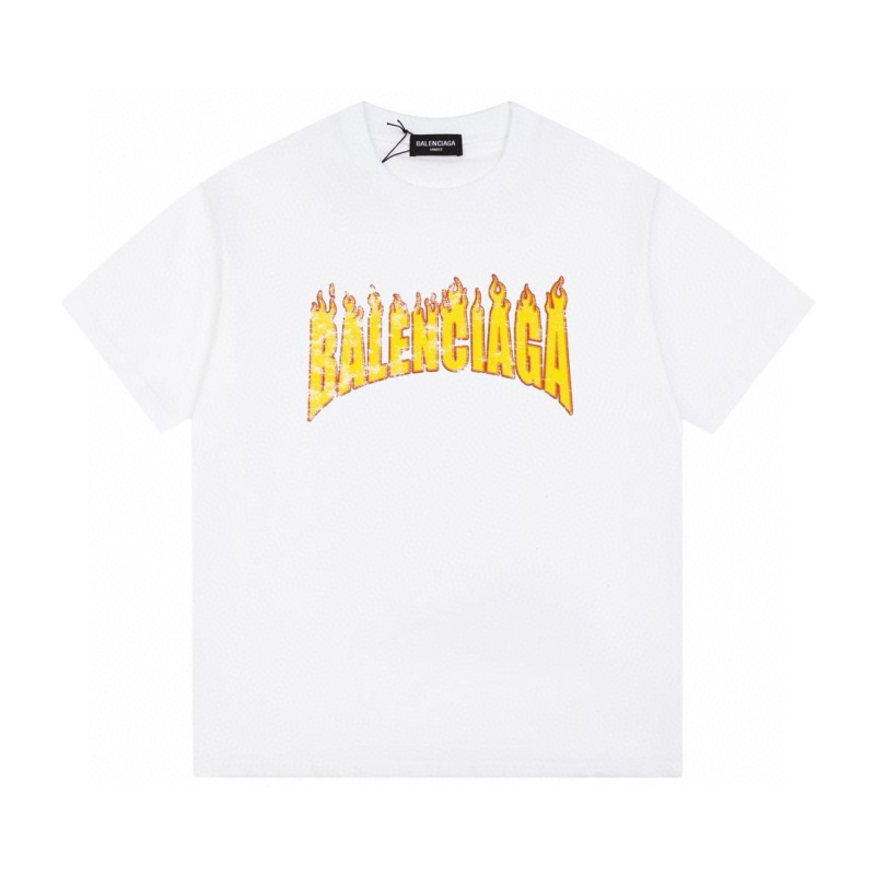 Wholesale High-quality Cheap B.alenciaga Short Sleeve Crew Neck T-Shirts for sale
