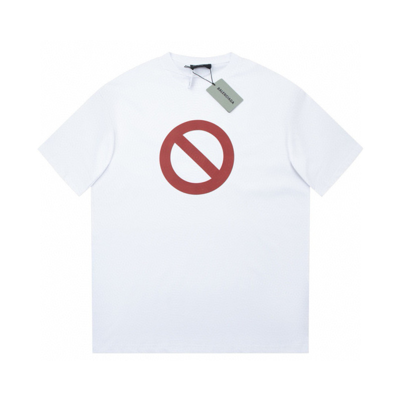 Wholesale High-quality Cheap B.alenciaga Short Sleeve Crew Neck T-Shirts for sale