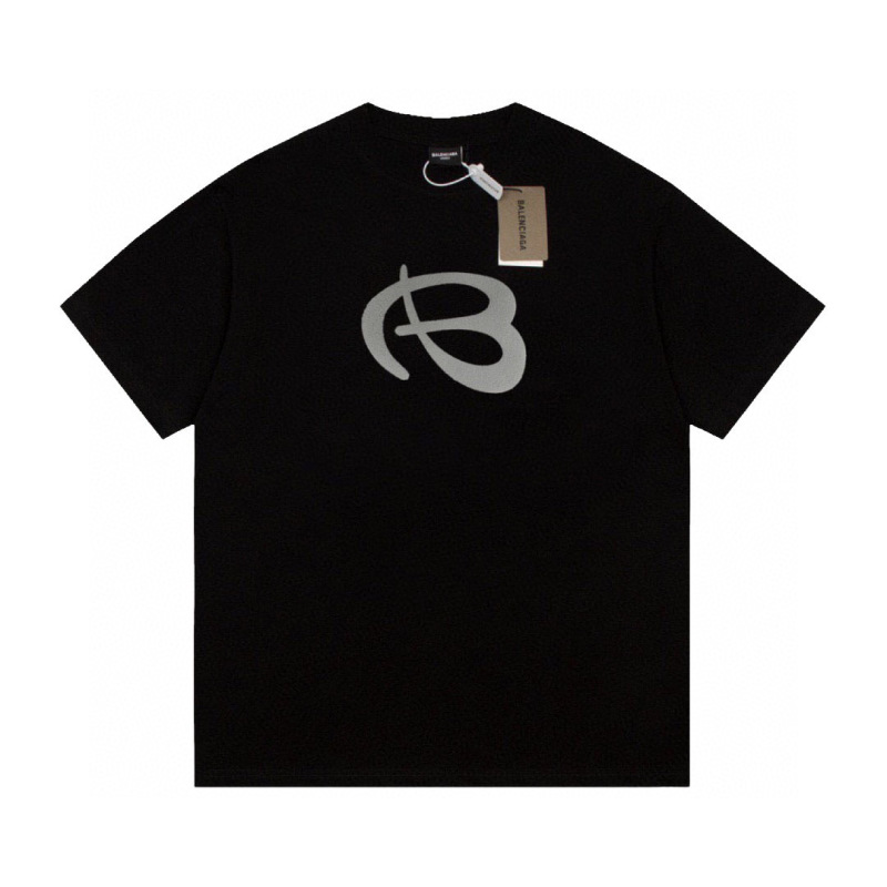 Wholesale High-quality Cheap B.alenciaga Short Sleeve Crew Neck T-Shirts for sale