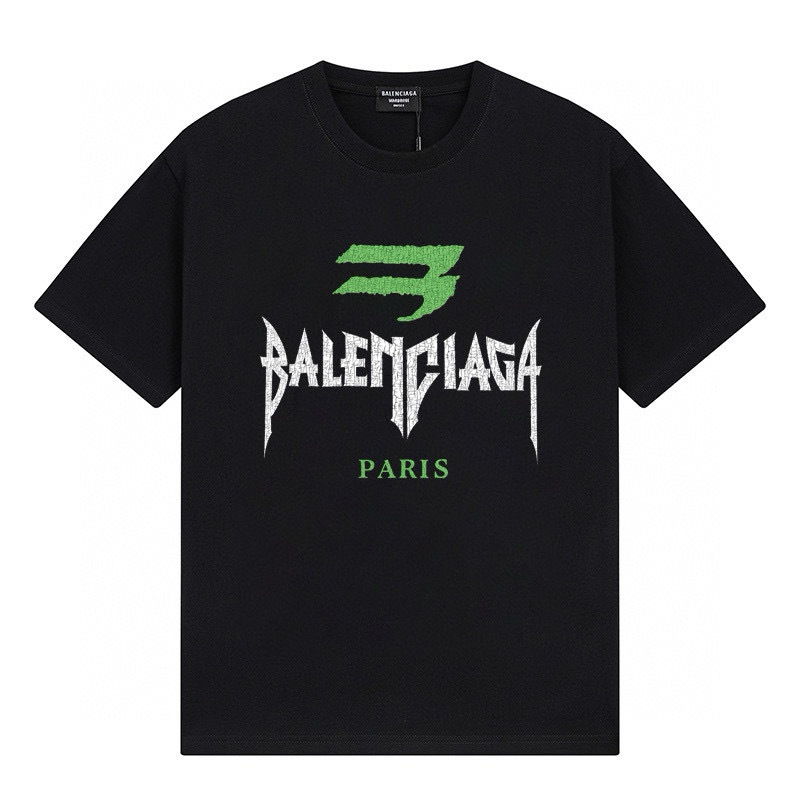 Wholesale High-quality Cheap B.alenciaga Short Sleeve Crew Neck T-Shirts for sale