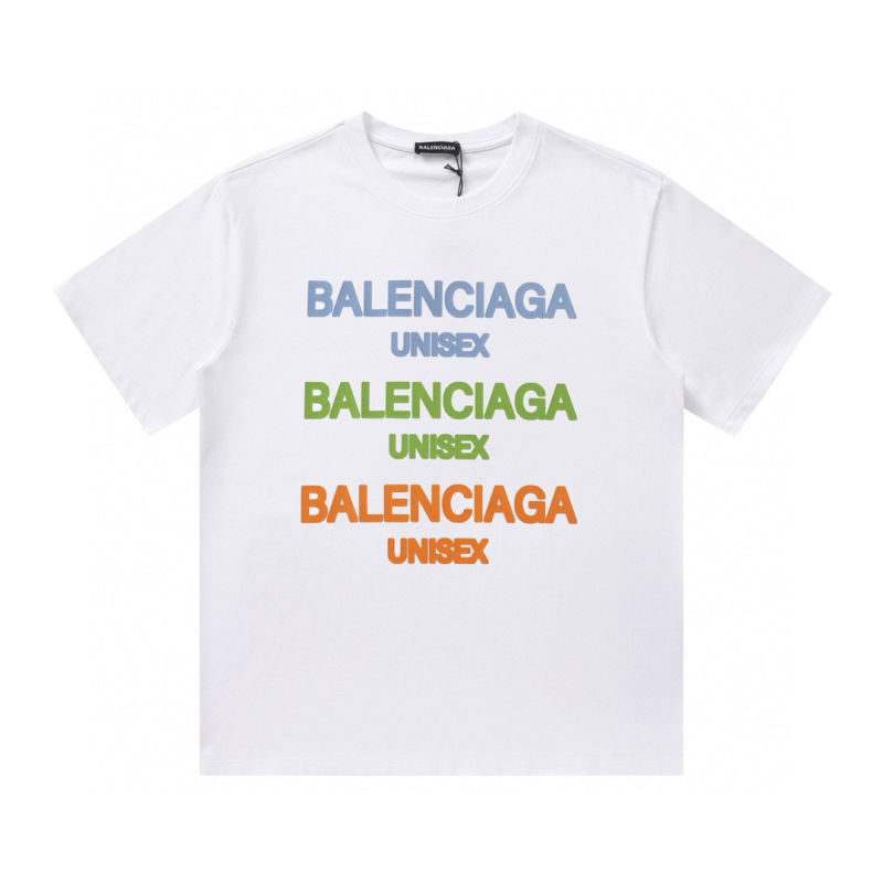 Wholesale High-quality Cheap B.alenciaga Short Sleeve Crew Neck T-Shirts for sale