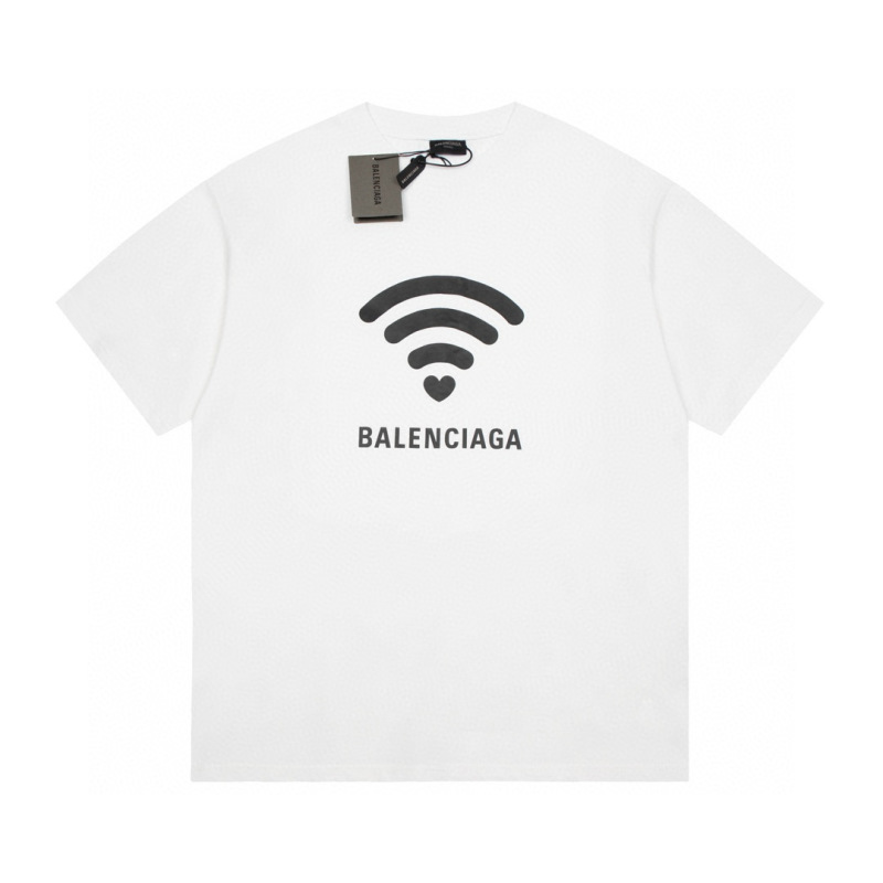 Wholesale High-quality Cheap B.alenciaga Short Sleeve Crew Neck T-Shirts for sale