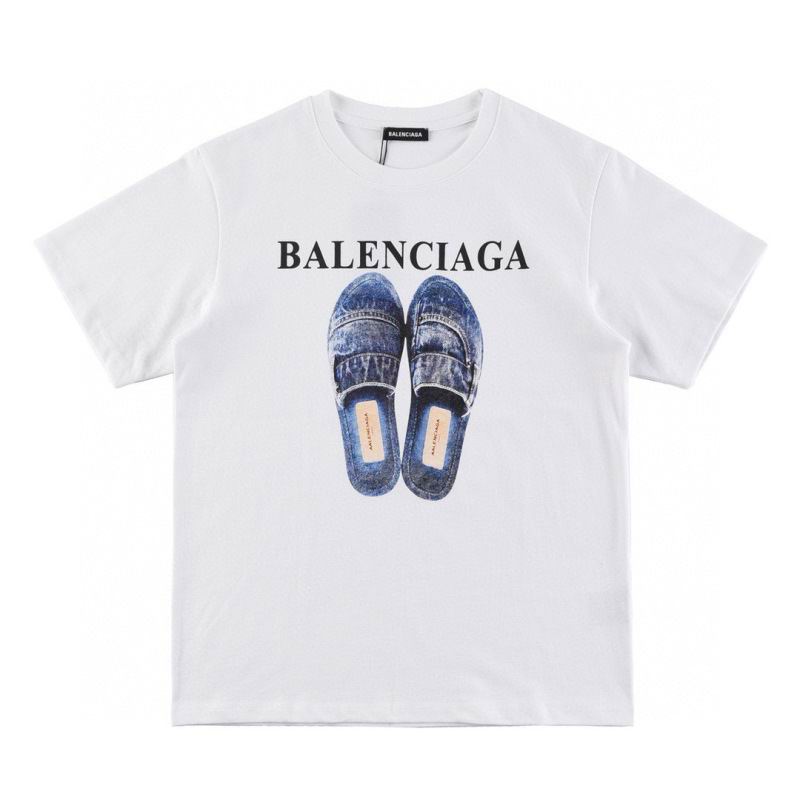 Wholesale High-quality Cheap B.alenciaga Short Sleeve Crew Neck T-Shirts for sale