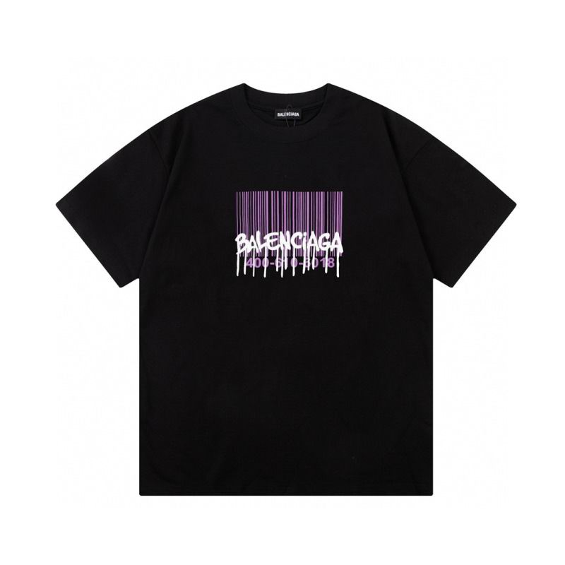 Wholesale High-quality Cheap B.alenciaga Short Sleeve Crew Neck T-Shirts for sale
