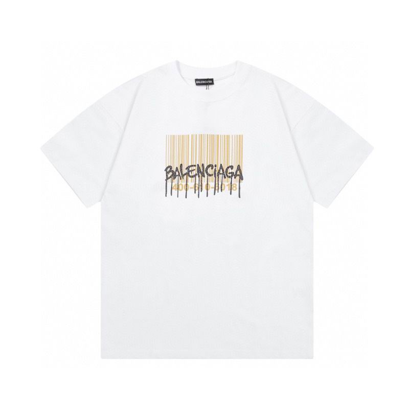 Wholesale High-quality Cheap B.alenciaga Short Sleeve Crew Neck T-Shirts for sale