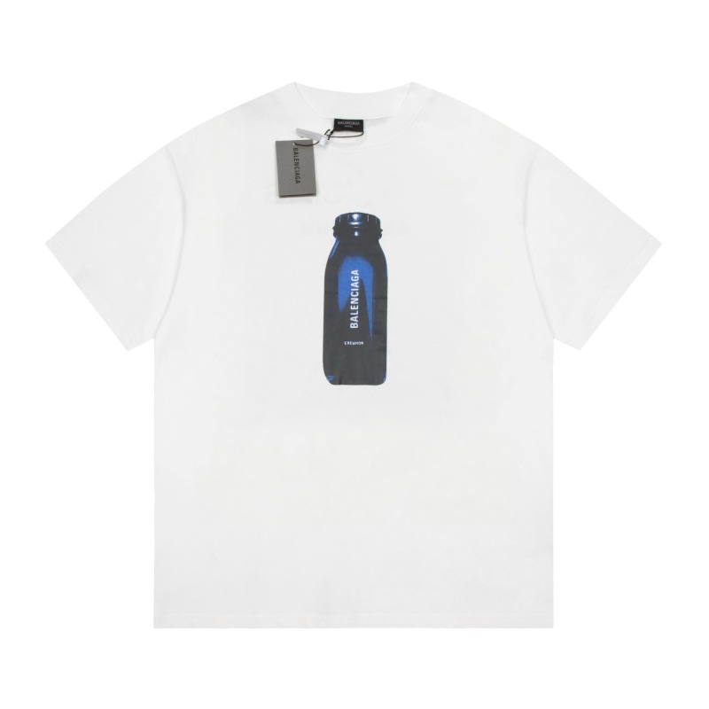 Wholesale High-quality Cheap B.alenciaga Short Sleeve Crew Neck T-Shirts for sale