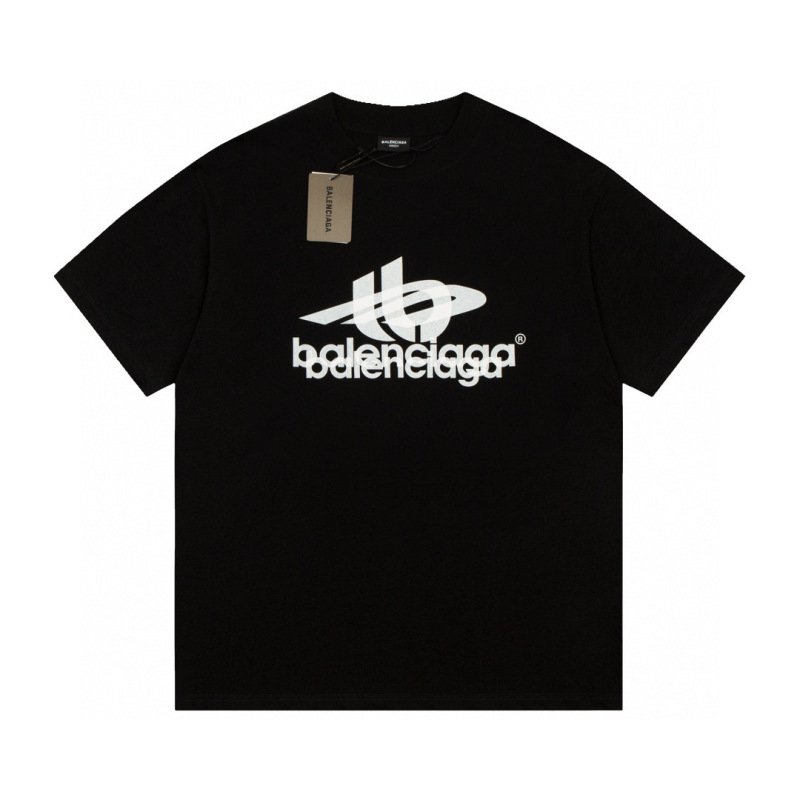 Wholesale High-quality Cheap B.alenciaga Short Sleeve Crew Neck T-Shirts for sale