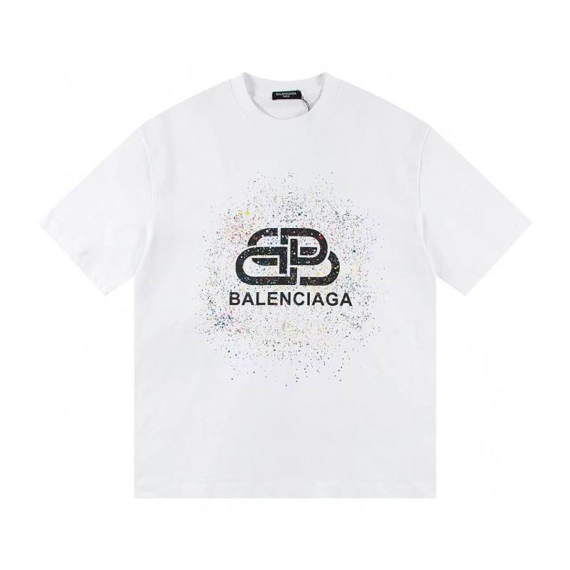 Wholesale High-quality Cheap B.alenciaga Short Sleeve Crew Neck T-Shirts for sale