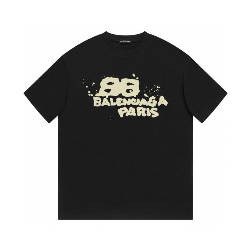 Wholesale High-quality Cheap B.alenciaga Short Sleeve Crew Neck T-Shirts for sale