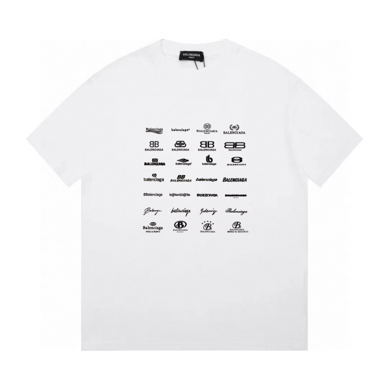 Wholesale High-quality Cheap B.alenciaga Short Sleeve Crew Neck T-Shirts for sale