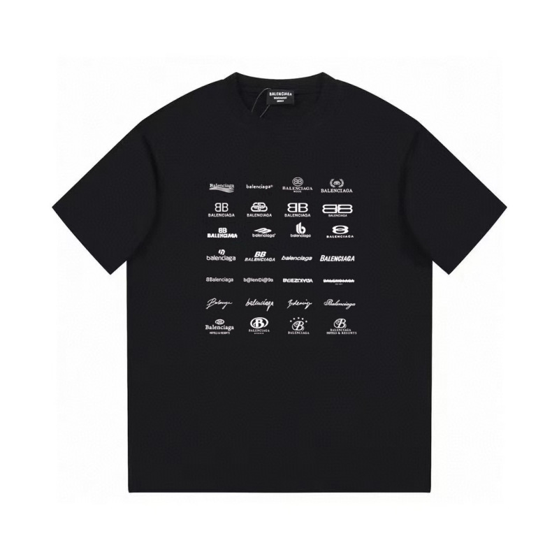 Wholesale High-quality Cheap B.alenciaga Short Sleeve Crew Neck T-Shirts for sale