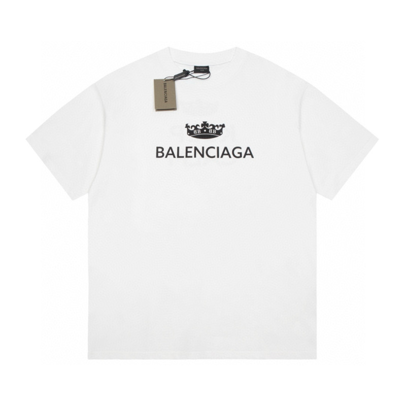 Wholesale High-quality Cheap B.alenciaga Short Sleeve Crew Neck T-Shirts for sale
