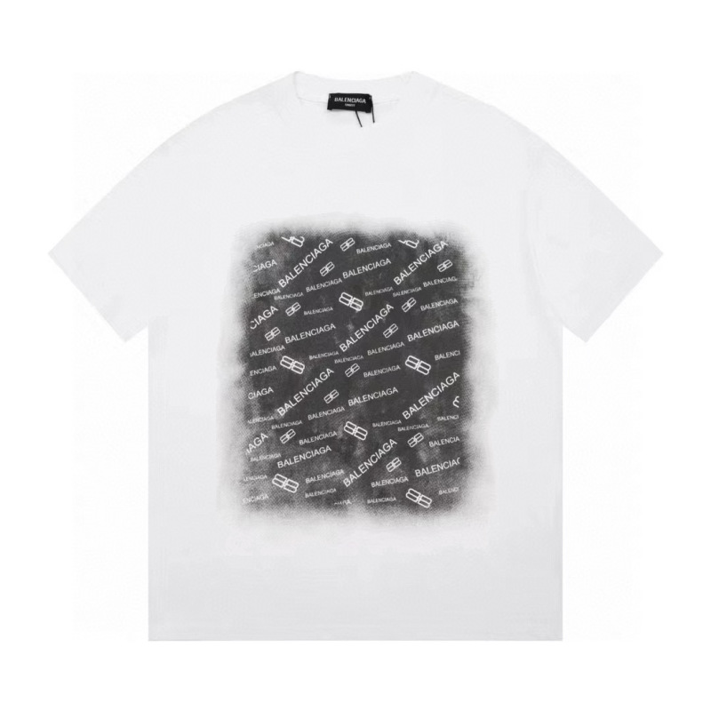 Wholesale High-quality Cheap B.alenciaga Short Sleeve Crew Neck T-Shirts for sale