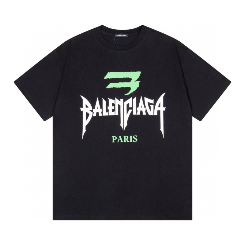Wholesale High-quality Cheap B.alenciaga Short Sleeve Crew Neck T-Shirts for sale