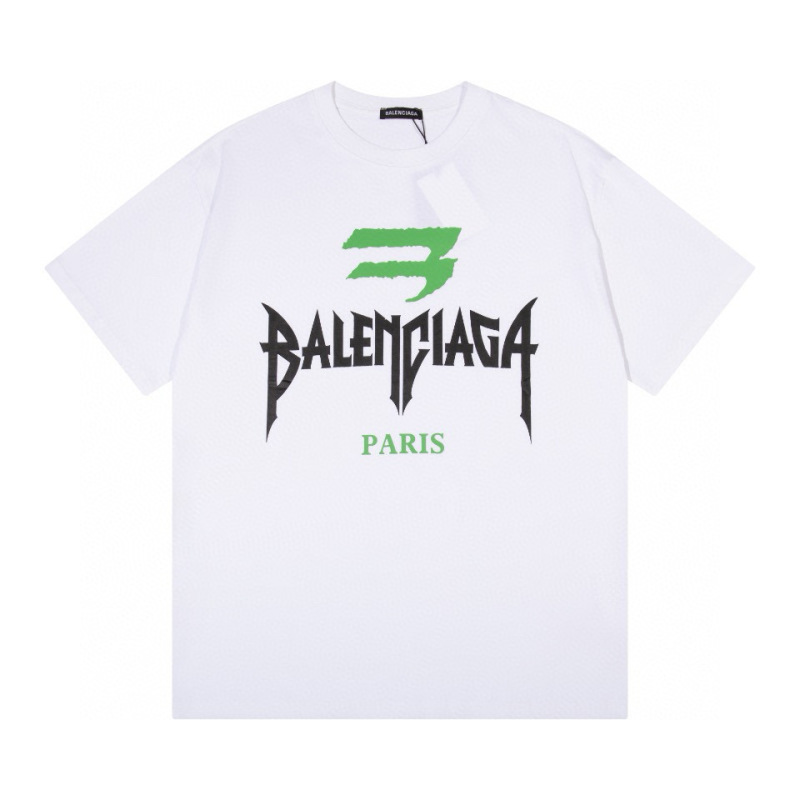 Wholesale High-quality Cheap B.alenciaga Short Sleeve Crew Neck T-Shirts for sale