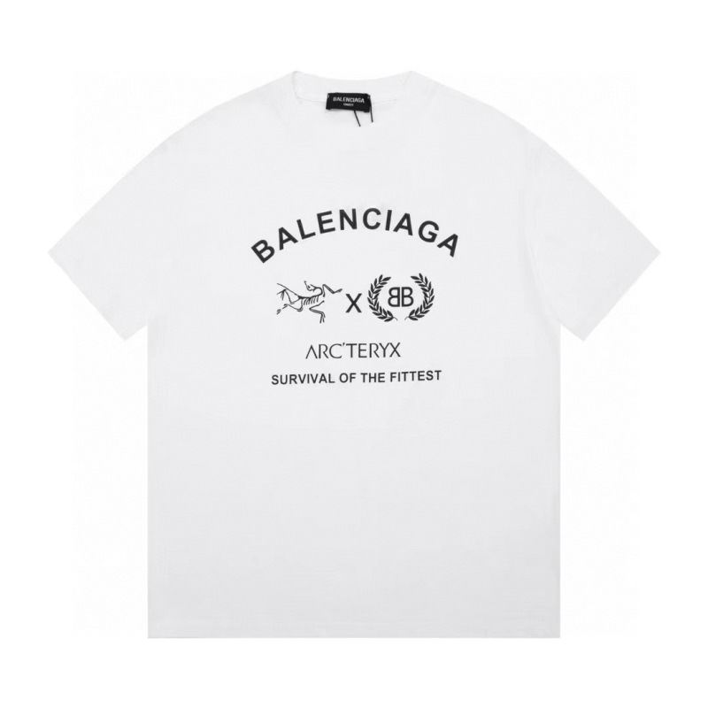 Wholesale High-quality Cheap B.alenciaga Short Sleeve Crew Neck T-Shirts for sale