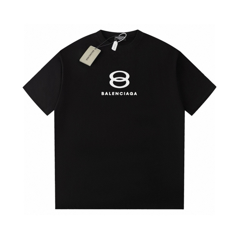 Wholesale High-quality Cheap B.alenciaga Short Sleeve Crew Neck T-Shirts for sale