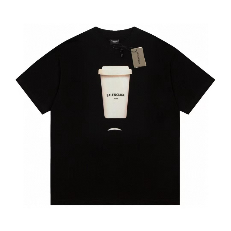 Wholesale High-quality Cheap B.alenciaga Short Sleeve Crew Neck T-Shirts for sale
