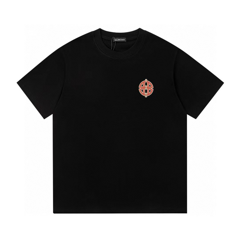 Wholesale High-quality Cheap B.alenciaga Short Sleeve Crew Neck T-Shirts for sale