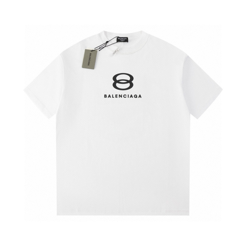 Wholesale High-quality Cheap B.alenciaga Short Sleeve Crew Neck T-Shirts for sale