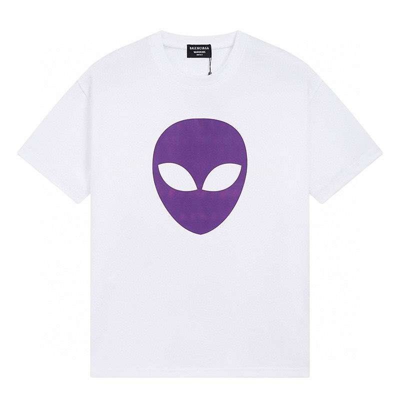 Wholesale High-quality Cheap B.alenciaga Short Sleeve Crew Neck T-Shirts for sale