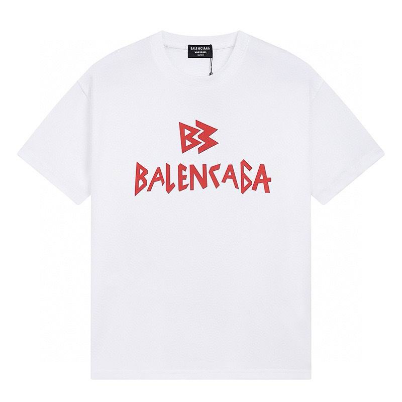 Wholesale High-quality Cheap B.alenciaga Short Sleeve Crew Neck T-Shirts for sale