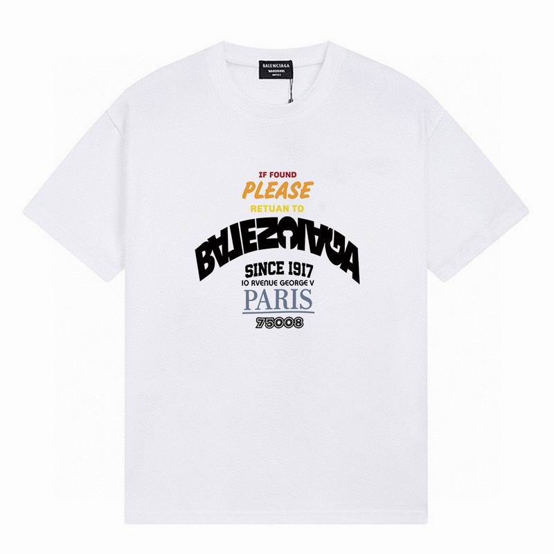 Wholesale Cheap B.alenciaga Fashion Short Sleeve Designer T Shirts for Sale